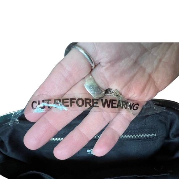 Mossimo Black Sequin Kiss Lock Clutch 13" W x 9" H Scrunchy Glitter Purse - Picture 9 of 12